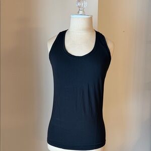 Fabletics Racer Tank Black Sleeveless Women's Top